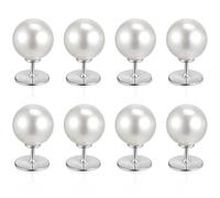Générique 8 Épingles de Sûreté pour Vêtements Perles Artificielles, Douces Peau, Faciles à Installer, Élégantes, pour Occasions Spéciales et Mariages