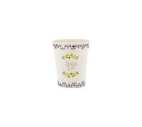 Générique - 8 GOBELETS CARTON DOLCE VITA CITRON 25CL BLEU