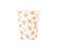 Générique - 8 GOBELETS CARTON FLEURI PEACHY 25 LANC
