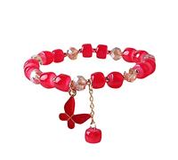 Générique 8 Largeur Phrases Bijoux Small Fresh Women's Bracelet Jewelry Plaqué Poignet Bracelet Anneaux (A, One Size)