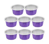 Générique 8 Pièces Bol de Fusion en Aluminium pour Cire Dure, Récipient Chauffant Compact pour Épilation, Support à Cire Pratique et Résistant