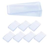 Générique 8 Pièces Cales de Nivellement de Meubles PVC Blanc, Grand Format | Tables, Chaises et Portes, Stabilisation des Bases Irrégulières, Protection des Sols, Lot Pratique