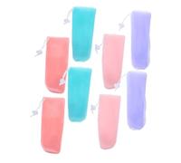 Générique 8 Pièces Filet moussant pour base de porte- de voyage de kit de fabrication de eponges fourniture de sachets de pour pains de pe