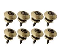 Générique 8 Pièces Fixation Vintage Banjo et Électrique de Sangle pour Guitare Fer Style Champignon Vis de Verrouillage en pour Concerts en Extérieur