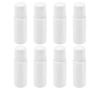 Générique 8 Pièces Flacon Applicateur avec Tête Éponge Bouteille Plastique Rechargeable Transparent Douceur et Sécurité pour Liquides Médicinaux Peaux Sensibles et Soins Personnels