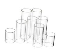 Générique 8 Pièces Guitare Slides Verre pour Guitaristes de Doigts Accessoires Universels pour Guitare Acoustique et Électrique Longueurs Variées