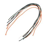 Générique 8 Pièces Kit de Câblage Pushback pour Guitare Électrique et Basse Câbles en Laiton Étamé et Fil en Coton, Installation Facile et Son Clair, Accessoires de Remplacement Vintage 1