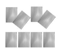 Générique 8 Pièces Panneaux de Toiture Ondulés Matériau Léger et Résistant la Déformation en Aluminium Argenté pour Maquettes de Maisons Miniatures pour D'architecture Miniature