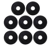 Générique 8 Pièces Protège-pignon de Vélo VTT en PP Noir Solide Installation Facile, Accessoire de Roue pour Protection du Dérailleur en Montagne