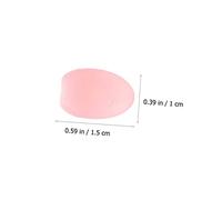 Générique 8 pièces Protège-pinceaux Silicone avec Ventouse Étanche Couvre-pinceau Anti-poussière et Anti-perte Manchons Souples pour Maquillage Semi-transparent Rouge et Vert