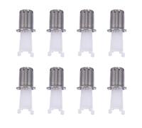 Générique 8 Pièces Têtes de Tondeuse Nez de Rechange en Plastique et Acier, Accessoire pour Couper Poils Indésirables, Compatible Sourcils et Nez