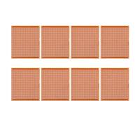 Générique 8 Plaques d'Essai de Circuit Imprimé en Bakélite 15 X 18 CM Plaque d'Essai de Circuit Imprimé pour Soudure Simple Face pour Soudage et Maintenance Électronique