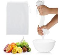 Générique 80/100/200/300 Mesh Nylon Filter Nut Milk Bag Net Yogurt Tea Beer Coffee Oil Food Filter Strainers Mesh Kitchen Strainer Bags(1pc 30x45cm,200 Mesh)