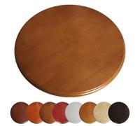 Générique 80cm Plateau Rotatif Lazy Susan en Bois, Grand Plateau Tournant pour Table À Manger, Assiette De Service Rotative Rond pour Table D'hôtel Restaurant(Light Teal,70cm/28)