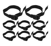 Générique 8pcs Sangle de Chaussures aérateur de pelouse, Sangle réglable en Nylon Noir, Fixation Pratique pour Chaussures de Jardin, pour Entretien de pelouse et Jardin, Chaussures Non