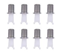 Générique 8pcs Têtes de Rechange en Acier pour Tondeuse à Poils de Nez, Accessoires en Plastique, Confortables et Efficaces pour Éliminer Poils Indésirables Visage