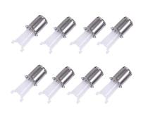 Générique 8pcs Têtes de Tondeuse à Nez en Plastique et Acier, Remplacement pour Éliminer les Poils Indésirables, Confort pour Sourcils et Nez