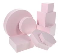 Générique 8pièces Cubes Mousse Accessoires Photo pour Cosmétiques Bijoux et Décorations Créatives
