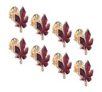 Générique 8pièces Épingle Érable Broche Thanksgiving Clip Ajustable pour Chemise Chapeau Sac à Dos Bijoux