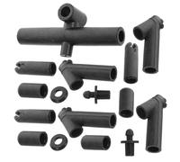 Générique 9 Pièces Kit de Connecteurs Plastique pour Cadres de Cerf Volant Accessoires de Réparation et Artisanat pour Vol Extérieur Les Parcs