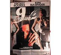 Générique 9 Semaines 1/2 - Affiche Pliée - Rourke/Bassinger - 118X160Cm Affiche/Poster