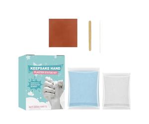 Générique 900g Casting Powder Hand Mold Kit - 3D Keepsake Set | Large Capacity Molding Mix with Fine Detail Capture, Plaster Casting Material with, DIY Memory Craft Kit for Engagement Ceremony
