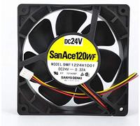Générique 9WF1224H1D01 12038 DC24V 0.32a Three-wire Waterproof Fan