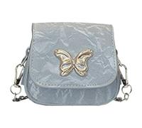 Générique à bandoulière élégant en chaîne, à main en forme de papillon, à main de 10,7 pouces avec un savoir-faire raffiné, matériau en cuir souple, à bandoulière avec sangle réglable, sacs pour