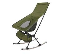 Générique à Bascule Pliante d'extérieur - à Bascule de Camping Portable en Tissu Oxford avec Dossier Haut, Dossier en Respirante pour Jardin, terrasse, Balcon et Pause déjeuner