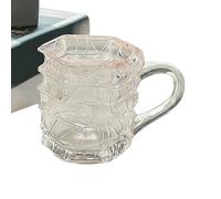 Générique à café livre 3D, en verre résistant à la chaleur, 3,23 x 3,35 pouces, en forme de livre de 200 ml avec poignée, gadget pour boissons, accessoire fantaisie avec design, outil pour la