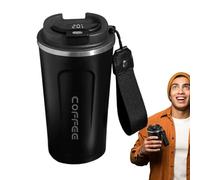 Générique à café thermique - intelligente à rétention de chaleur de 510 ml, couvercle de gobelet à boisson portable, accessoire de verres isolés | Salle de amping pique-nique cuisine Bar voy