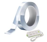 Générique à double face, adhésif à deux côtés - Bandes murales adhésives en service lourd - étanche fort transparent pour un tapis d'image fixant des réparations rapides