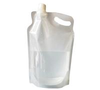 Générique à eau pour le ski - à eau pour la randonnée, transparent transparent des contenants de bouteille d'eau de voyage pliables 2 L, d'eau potable réutilisable pour le vélo, sports,