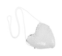 Générique À Main À Paillettes Scintillantes pour Petites Filles, Mini Cartable Portefeuille Mignon en Forme De Cœur pour Les Tout-Petits, Accessoire De Mode Scintillant pour Les Enfants
