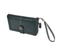 Générique À Main en Cuir Ciré À l'huile Pochette pour Cartes À Main Pochette Zippée pour Femme