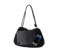 Générique à pelucheux doux - à de grande capacité, à bandoulière avec matériau confortable, design moelleux avec look élégant, à en peluche, à pelucheux pour les voy