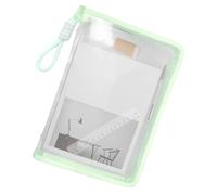 Générique A4 File Bag - Portable Classroom File Pouches | Large Capacity School Supplies Container | Thick PP Zipper Bag for Offices Organizing Storage Cards Textbook Exam Paper Handouts