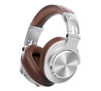 Générique A70 Fusion Filaire + sans Fil Bluetooth 5.2 Casque, for téléphone avec Micro sur l'oreille Studio DJ d'enregistrement(Silver)