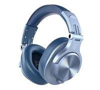 Générique A70 Fusion Filaire + sans Fil Bluetooth 5.2 Casque, for téléphone avec Micro sur l'oreille Studio DJ d'enregistrement(Blue)
