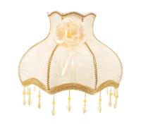Générique Abat-jour à Franges En Tissu, Design Rétro, Remplaçant Les Lampes de Table Classiques, pour La Maison et Le Restaurant, Beige