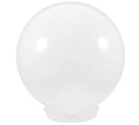 Générique abat-jour boule remplacement d'abat-jour globe lumineux blanc acrylique forme boule diamètre trou 95mm patio décoratif garde la lampe propre et nette facile à installer et à