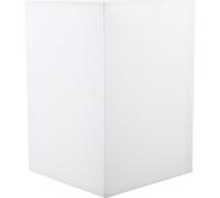 Générique abat-jour de lampe de table carré 27 CM fer blanc compatible E27 pour chambre et salle à manger