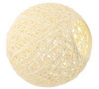 Générique Abat-jour de Plafond Boule Rotin en Papier Beige 15cm pour Lampe, Ombre Claire Élégante pour Décoration de Maison et Bureau