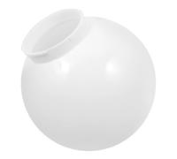 Générique Abat-Jour d'Extérieur Rond Beige en Acrylique Diamètre 20 CM pour Luminaire Mural et Lampe de Terrasse