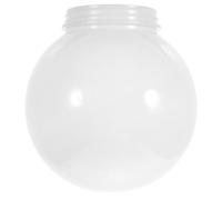 Générique Abat-jour en acrylique blanc laiteux, lampe globe sphérique, diamètre 12 cm, design simple et moderne, pour patio et jardin