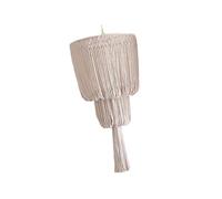 Générique Abat-jour En Macramé avec Pompons, Idéal pour Décorer Un Restaurant, Un Café Ou Un Salon, Style A