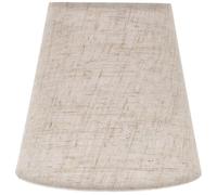 Générique Abat-Jour en Tissu E14 pour Lampe de Chevet et Applique Murale Couleur Lin 1 Pièce Chambre Salon Lecture