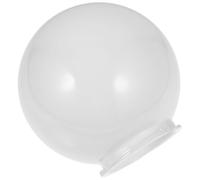 Générique Abat-jour Lumière Douce en Acrylique Blanc pour Lampe Extérieure, Globe Rond Élégant Protection la Pluie pour Jardin et Patio