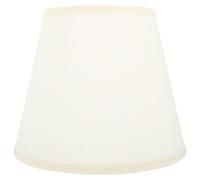 Générique abat-jour moderne en lin beige demi-circulaire pour lampe de table E27, simple et élégant, pour salon