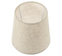 Générique Abat-jour Pour Lampe De Table Abat-jour En Tissu Pour Lampe De Bureau Beige Style Moderne Structure Métallique E14 Salon Bar 15.00X14.00X11.00Cm